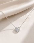 Colier din argint 925 cu zirconiu, placat cu rodiu