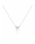 Colier din argint 925 cu zirconiu, placat cu rodiu