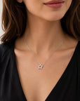 Colier Delagos din argint 925 cu zirconiu - TLG-000059