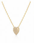 Colier din argint 925 cu zirconiu, placat cu aur