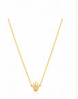 Colier din argint 925 cu zirconiu, placat cu aur