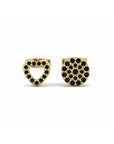 14K Yellow Gold Earrings 0.16 Carat Stone
