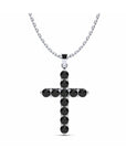 14K White Gold Necklace With 0.77 Carat Stone