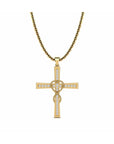 14K Yellow Gold Necklace With 0.15 Carat Stone