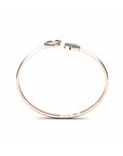 14K Rose Gold Bracelet With 0.40 Carat Black Diamonds
