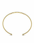 14K Gold Bracelet With 0.30 Carat White Diamonds