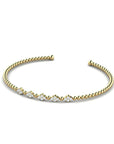 14K Gold Bracelet With 0.30 Carat White Diamonds