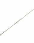 14K Rose Gold Bracelet With 0.06 Carat White Diamonds