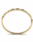 14K Gold Bracelet With 0.56 Carat White Diamonds