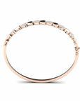 14K Rose Gold Bracelet With 0.56 Carat White Diamonds
