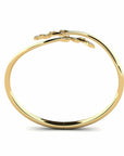 14K Gold Bracelet With 0.15 Carat White Diamonds