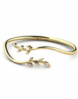 14K Gold Bracelet With 0.15 Carat White Diamonds