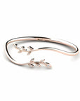 14K Rose Gold Bracelet With 0.15 Carat White Diamonds