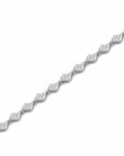14K White Gold Bracelet With 0.66 Carat White Diamonds