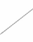 14K White Gold Bracelet With 0.48 Carat White Diamonds