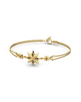 14K Yellow Gold Bracelet With 0.05 Carat Stone