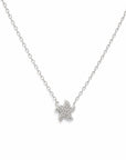 Colier din argint 925 cu zirconiu, placat cu rodiu
