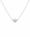 Colier din argint 925 cu zirconiu, placat cu rodiu