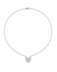 Colier din argint 925 cu zirconiu, placat cu rodiu