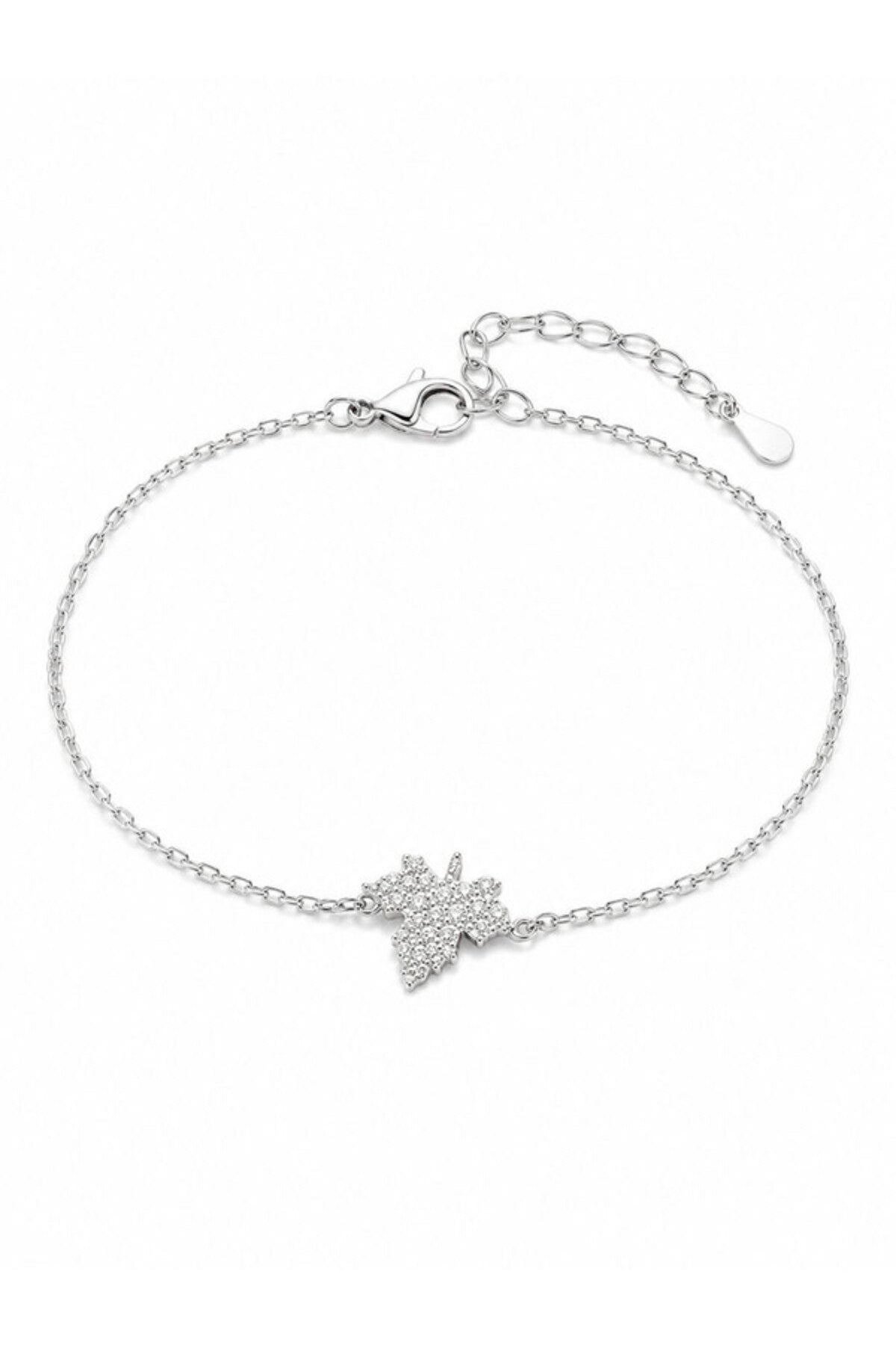 Brățară din argint 925 cu zirconiu, placată cu rodiu