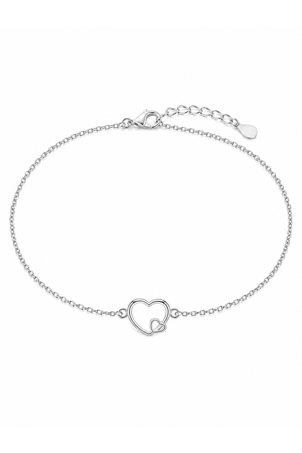 Brățară din argint 925 cu zirconiu, placată cu rodiu
