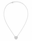 Colier din argint 925 cu zirconiu, placat cu rodiu