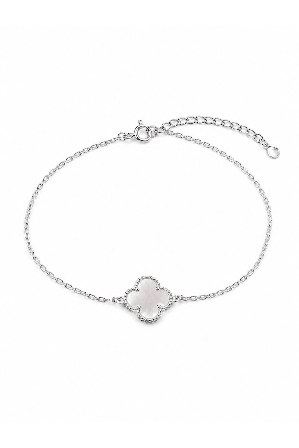 Brățară din argint 925 cu zirconiu, placată cu rodiu