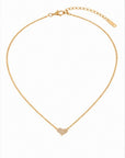 Colier din argint 925 cu zirconiu, placat cu aur