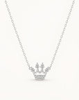 Colier din argint 925 cu zirconiu, placat cu rodiu