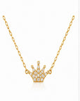 Colier din argint 925 cu zirconiu, placat cu aur
