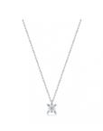 14K White gold necklace with 0.36 carat White Diamonds