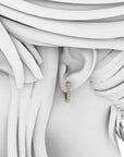 14K Gold earrings 0.54 carat White Diamonds