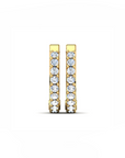 14K Gold earrings 0.54 carat White Diamonds