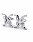 14K White gold earrings 0.36 carat White Diamonds