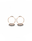 14K Rose Gold Earrings 0.15 Carat Stone