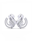 14K White gold earrings 0.33 carat White Diamonds