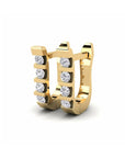 14K Yellow Gold Earrings 0.24 Carat Stone