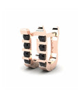 14K Rose Gold Earrings 0.24 Carat Stone