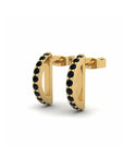 14K Yellow Gold Earrings 0.20 Carat Stone