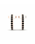 14K Rose Gold Earrings 0.20 Carat Stone