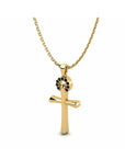 14K Yellow Gold Necklace With 0.07 Carat