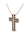 14K Rose Gold Necklace With 0.78 Carat Stone