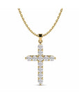 14K Yellow Gold Necklace With 0.77 Carat Stone