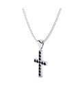 14K White Gold Necklace With 0.36 Carat Stone