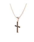 14K Rose Gold Necklace With 0.36 Carat Stone