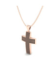 14K Rose Gold Necklace With 0.72 Carat Stone