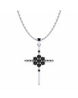 14K White Gold Necklace With 0.22 Carat Stone