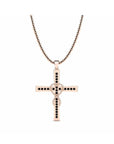 14K Rose Gold Necklace With 0.15 Carat Stone