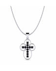 14K White Gold Necklace With 0.20 Carat Stone