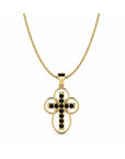 14K Yellow Gold Necklace With 0.20 Carat Stone